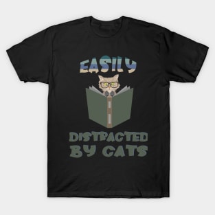 Easily Distracted By Cats T-Shirt